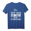 Lustiges Fotografen T-Shirt für Damen - 'die tut nix die will nur fotografieren' als Geschenkidee für Frauen und Mädchen, die gerne Fotos machen