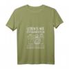 Damen Leben Ist Wie Fotografieren Man Muss Das Positive T-Shirt mit V-Ausschnitt – Perfektes Geschenk für Fotografen und kreative Persönlichkeiten