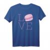 I love Macaron Cookie - Niedliches französisches Macaron T-Shirt für Süßigkeiten- und Macaron-Fans, perfekt für nationale Macaron-Tage
