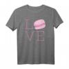 I love Macaron Cookie - Niedliches französisches Macaron T-Shirt für Süßigkeiten- und Macaron-Fans, perfekt für nationale Macaron-Tage