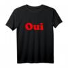 Oui French Chic Vintage T-Shirt – Retro 70er-Jahre Stil, Französische Mode & Geschenk für Fashion-Liebhaber