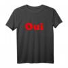 Oui French Chic Vintage T-Shirt – Retro 70er-Jahre Stil, Französische Mode & Geschenk für Fashion-Liebhaber