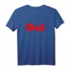 Oui French Chic Vintage T-Shirt – Retro 70er-Jahre Stil, Französische Mode & Geschenk für Fashion-Liebhaber