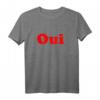 Oui French Chic Vintage T-Shirt – Retro 70er-Jahre Stil, Französische Mode & Geschenk für Fashion-Liebhaber