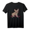 Französische Bulldogge T-Shirt mit witzigem Motiv auf Skateboard – Perfektes Geschenk für Bulldoggen- und Frenchie-Liebhaber