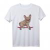 Französische Bulldogge T-Shirt mit witzigem Motiv auf Skateboard – Perfektes Geschenk für Bulldoggen- und Frenchie-Liebhaber