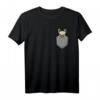 Französische Bulldogge in Brusttasche T-Shirt - Perfekt für Bulldoggenliebhaber, Hundehalter & als Geschenk