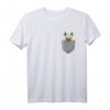 Französische Bulldogge in Brusttasche T-Shirt - Perfekt für Bulldoggenliebhaber, Hundehalter & als Geschenk
