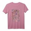 Vintage Blumen Übersicht T-Shirt mit französischen Namen - Botanische Illustrationen, perfektes Geschenk für Blumen- und Gartenliebhaber