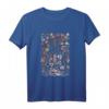 Vintage Blumen Übersicht T-Shirt mit französischen Namen - Botanische Illustrationen, perfektes Geschenk für Blumen- und Gartenliebhaber