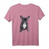 Französische Bulldogge Welpe Hund Geschenk T-Shirt für Frau, Mann & Kinder – Perfektes Geburtstags- & Weihnachtsgeschenk