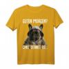 Guten Morgen Morgenmuffel T-Shirt mit Französischer Bulldogge – Bequemes, klassisch geschnittenes Tiermotive-Shirt
