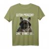 Guten Morgen Morgenmuffel T-Shirt mit Französischer Bulldogge – Bequemes, klassisch geschnittenes Tiermotive-Shirt
