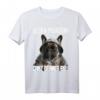 Guten Morgen Morgenmuffel T-Shirt mit Französischer Bulldogge – Bequemes, klassisch geschnittenes Tiermotive-Shirt