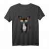 Französische Bulldogge T-Shirt mit LGBT Regenbogen Flagge – Unterstützung für Liebe, Gleichheit und Hunde, lustiges Accessoire für Freunde und Familie