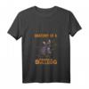 Damen Französische Bulldogge French Bulldog Frenchie Bully T-Shirt mit V-Ausschnitt – Lustiges Hundemotiv für Hundeliebhaber & Frenchie Eltern