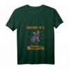Damen Französische Bulldogge French Bulldog Frenchie Bully T-Shirt mit V-Ausschnitt – Lustiges Hundemotiv für Hundeliebhaber & Frenchie Eltern
