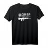 2 REP Legion Etrangere Distressed T-Shirt - Klassisches, robustes Militärshirt mit doppeltem Saum