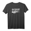 2 REP Legion Etrangere Distressed T-Shirt - Klassisches, robustes Militärshirt mit doppeltem Saum
