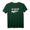 2 REP Legion Etrangere Distressed T-Shirt - Klassisches, robustes Militärshirt mit doppeltem Saum