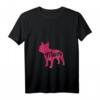 Damen Frenchie Mom T-Shirt mit Hundemotiv - Lustiges Bulldogge Liebe Design im Vintage Style, Perfekt als Geschenk für Hundeliebhaber, Muttertag & Geburtstag