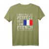 Ich bin französische Flagge Frankreich Heritage Französisch Roots T-Shirt – Stolz auf französisches Erbe und Wurzeln