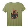 T-Shirt mit französischer Bulldogge in Tasche – Süßes Hunde- und Bulldoggen Motiv, Geschenk für Hunde- und Bulldoggenliebhaber