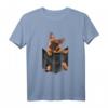 T-Shirt mit französischer Bulldogge in Tasche – Süßes Hunde- und Bulldoggen Motiv, Geschenk für Hunde- und Bulldoggenliebhaber