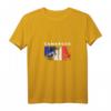 Damen Camargue Französisches Pferd T-Shirt mit V-Ausschnitt – Stilvolles Reit- und Pferdeliebhaber-Outfit