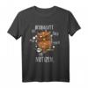 Ich beobachte euch alle und mache mir Notizen T-Shirt – Witziges Lehrer- und Erziehergeschenk mit Eule im Wasserfarben Stil