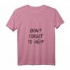 Damen Don't Forget To Hüpf Englisch Deutsch Lehrer Fun Denglisch T-Shirt mit V-Ausschnitt – Humorvolles Geschenk für Englischlehrer und Sprachliebhaber