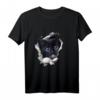 Süßes schwarzes Kätzchen T-Shirt – Niedliches Katzenmotiv für Tierliebhaber, Kinder & Katzenfans