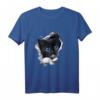 Süßes schwarzes Kätzchen T-Shirt – Niedliches Katzenmotiv für Tierliebhaber, Kinder & Katzenfans