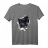 Süßes schwarzes Kätzchen T-Shirt – Niedliches Katzenmotiv für Tierliebhaber, Kinder & Katzenfans