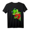Frosch Damen Mädchen Kinder T-Shirt – Süßes Frösche Motiv, Perfektes Geschenk für Tierliebhaber zu Valentinstag, Geburtstag, Fasching & Weihnachten
