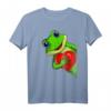 Frosch Damen Mädchen Kinder T-Shirt – Süßes Frösche Motiv, Perfektes Geschenk für Tierliebhaber zu Valentinstag, Geburtstag, Fasching & Weihnachten