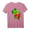 Frosch Damen Mädchen Kinder T-Shirt – Süßes Frösche Motiv, Perfektes Geschenk für Tierliebhaber zu Valentinstag, Geburtstag, Fasching & Weihnachten