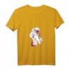 Damen Kitsune Neunschwänziger Fuchs T-Shirt mit V-Ausschnitt – Japanische Mythologie & Anime Design für Fans