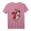 Japanische Spinnenlilie Anime Flower T-Shirt in Soft Grunge Ästhetik – Otaku, Harajuku & Tokyo Streetwear Stil
