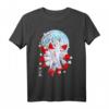 Kitsune Fox Japanisches Mythologie T-Shirt mit neun Schwänzen - Niedliches Anime-Geist-Design für Otaku und Japan-Fans