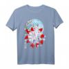 Kitsune Fox Japanisches Mythologie T-Shirt mit neun Schwänzen - Niedliches Anime-Geist-Design für Otaku und Japan-Fans