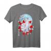 Kitsune Fox Japanisches Mythologie T-Shirt mit neun Schwänzen - Niedliches Anime-Geist-Design für Otaku und Japan-Fans