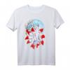 Kitsune Fox Japanisches Mythologie T-Shirt mit neun Schwänzen - Niedliches Anime-Geist-Design für Otaku und Japan-Fans