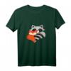 BESTE FREUNDE T-Shirt mit Fuchs & Waschbär - Niedliches Freundschaftsdesign für Kinder und Tierliebhaber