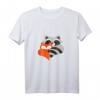 BESTE FREUNDE T-Shirt mit Fuchs & Waschbär - Niedliches Freundschaftsdesign für Kinder und Tierliebhaber