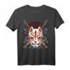 Japanische Kitsune Fuchs Maske Yokai Anime Ästhetik T-Shirt – Perfekt für Anime- und Japan-Fans, Fuchsgeist-Liebhaber & Geschenke