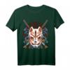 Japanische Kitsune Fuchs Maske Yokai Anime Ästhetik T-Shirt – Perfekt für Anime- und Japan-Fans, Fuchsgeist-Liebhaber & Geschenke