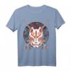 Japanische Kitsune Fuchs Maske Yokai Anime Ästhetik T-Shirt – Perfekt für Anime- und Japan-Fans, Fuchsgeist-Liebhaber & Geschenke
