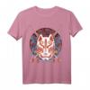 Japanische Kitsune Fuchs Maske Yokai Anime Ästhetik T-Shirt – Perfekt für Anime- und Japan-Fans, Fuchsgeist-Liebhaber & Geschenke
