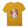 Japanische Fuchsmaske Ästhetisches Kitsune Inari Anime Oni Monster T-Shirt – Traditionelle japanische Streetwear für Otaku & Anime Fans